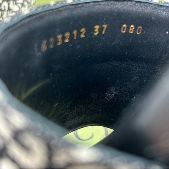 Women’s Gucci monogram Angelina slide platform sandal size 37 made in Italy - Picture 11 of 11